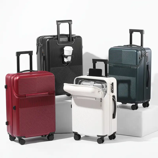 20 Inch Luggage with Password Lock And Wheels | 1pc Travel Function Boarding Case, Big Capacity Suitcase, Suitable for Daily Use As A Neutral Bag